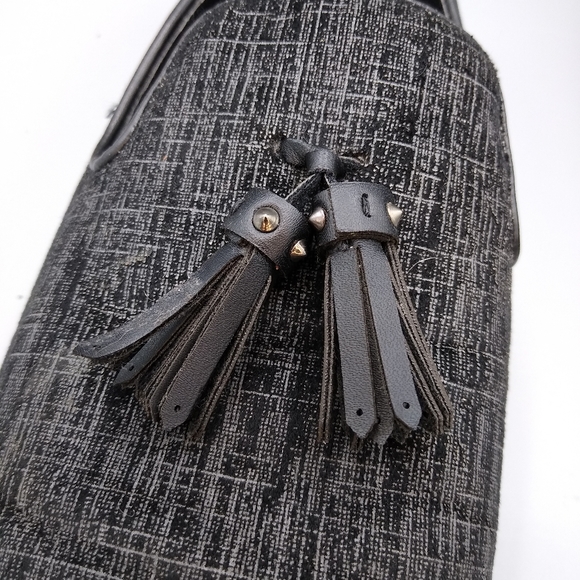 Georgio Brutini Copley Fabric Slip On Loafer Charcoal 9M - Picture 4 of 10